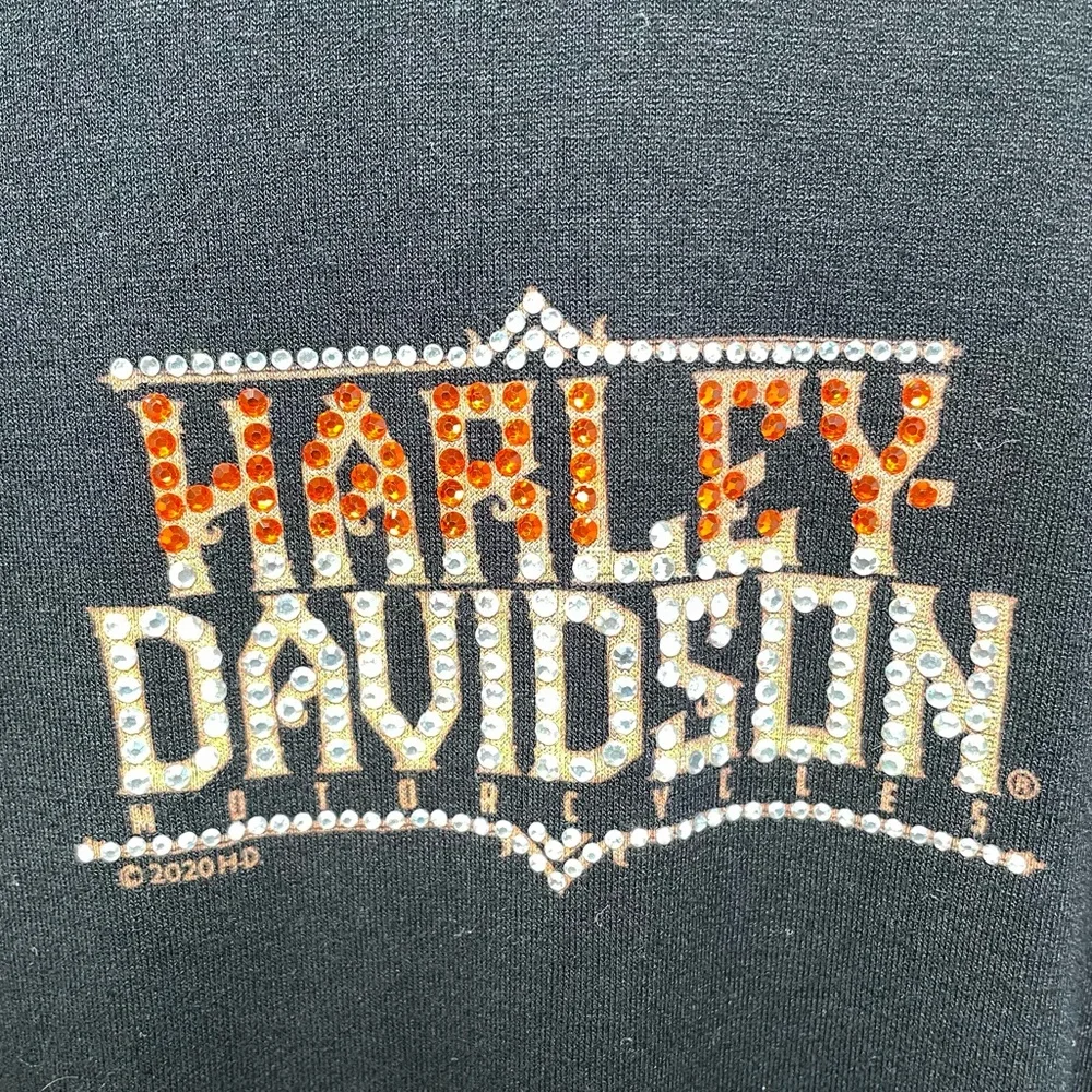 Harley Davidson Women’s Laced Top Size XL - Picture 2 of 5